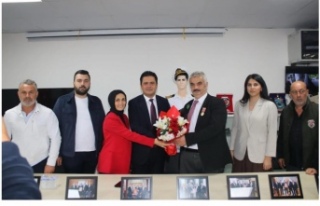 Başkan Hisoğlu gazileri ziyaret etti.