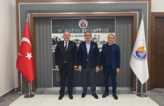 Başkan İskender başkan Azizoğlu’nu ziyaret etti