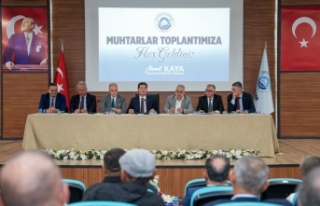 BAŞKAN KAYA, MUHTARLARLA BİR ARAYA GELDİ