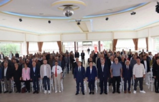CHP il başkanı mustafabak Bugün Çarsibasi ilçe...