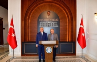 Emekli vali çakacak vali Yıldırım’ı ziyaret...