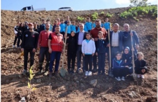 "Fidan dikmek gelecege nefes vermektir"