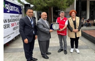 Güneş ''Kızılay’ı Sesteklemek görevimizdir''