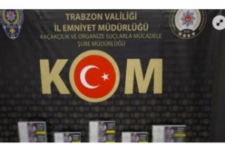 Trabzon polisinden kaçakçılarla büyük darbe