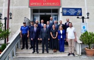 Vali Yıldırım, Kaymakam Konakçı’yı ziyaret...