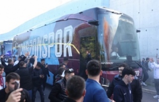 takımımız, taraftarlarımızın eşliğinde Rize’ye...