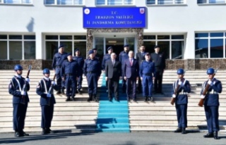 Vali Yıldırım İl Jandarma Komutanlığında Asayiş...