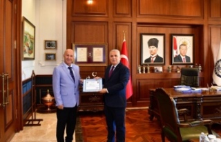 Bölge müdürü gümrükçü Vali Yıldırım veda...