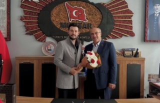 Başkan köroğlu Başkan hOtoman’ı ziyaret etti