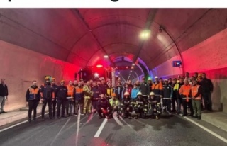 Zigana Tünelinde Yangın Tatbikatı Başarıyla Tamamlandı