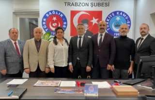 TÜRK SAĞLIK SEN TRABZON ŞUBESİNDE; SÜLEYMAN ÇOLAK...