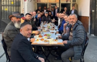 Başkan adayı Aydın esnafla buluştu.