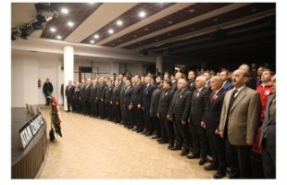 Büyük Önder Atatürk’e Akçaabat’ta Saygı Duruşu