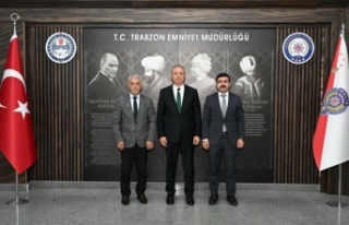 Çaykara’dan il müdürüloğlu’nu ziyaret