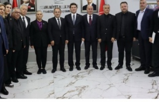 CHP’li Başkanlar İl Başkanlığın’da Toplandılar