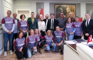 ERASMUS PROJE EKİBİ, BAŞKAN KAYA’YI ZİYARET...