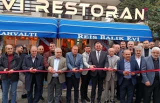 Reis balık evi açıldı