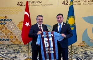 TRABZON'UN YENİ KARDEŞ ŞEHRİ AKTAU OLDU