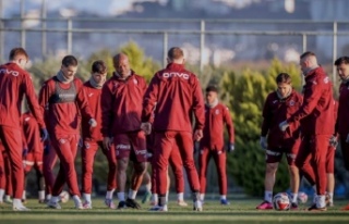 Akşam antrenmanımız tamamlandı