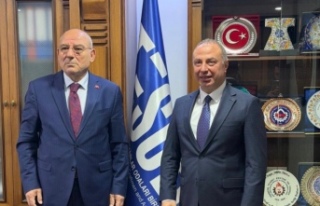 Başkan adayı Çeliktürk Başkan Kara’yı ziyaret...