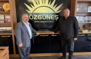 Başkan adayı Çolak Halis Güneş’i ziyaret etti.