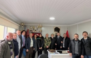 Başkan bahadır muhtar Aydın’ı ziyaret etti