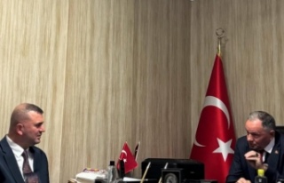 Başkan Sivrikaya başkan İshak’ı ziyaret etti