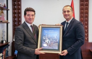 Başkan Kaya, Başkan Ekim’i ziyaret etti