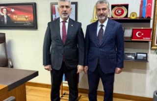 Başkan Mumcu, Milletvekili Büyükaydın’ı ziyaret...