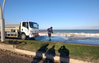 BÜYÜKŞEHİR’DEN AYASOFYA SAHİLİNE HIZLI MÜDAHALE