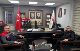 Müdür altun müdür kaplan’ı ziyaret etti.