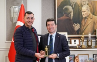 O ASKER, BAŞKAN KAYA’YI ZİYARET ETTİ