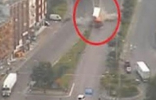 Ortahisar ilçesinde zincirleme trafik kazası.