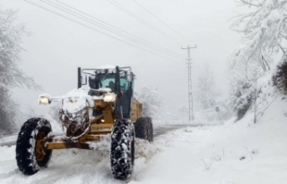 ORTAHİSAR’DA KAR MESAİSİ SÜRÜYOR İLÇE GENELİNDE...
