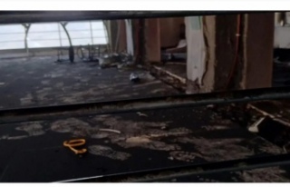 Akçaabatta camide yangın.