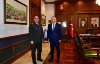 Albay Tepekaya Vali Şahin’i ziyaret etti.