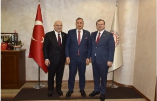 Bankacılar TTSO’yu ziyaret ettiler