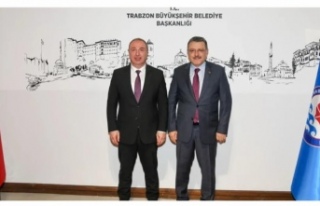 Başkan adayı Çeliktürk başkan genç’i ziyaret...