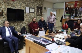 Başkan bak başkan bayraktar’ı ziyaret etti.