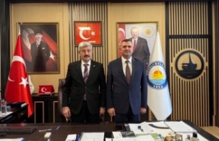 Başkan Çebi’yi Başkan Sivrikaya ziyaret etti