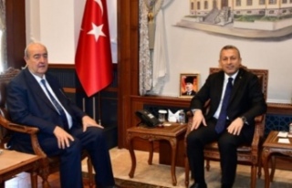 Başkan Emiroğlu, Vali Şahin’i ziyaret etti