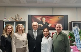 Başkan Kaplan, Müdür Çolak’ı ziyaret etti