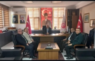 Başkan Köse Kaplan, Baş müdür Giray’ı ziyaret...