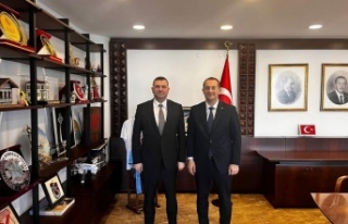 Başkan Sivrikaya, Başkan Ekim'i ziyaret etti.