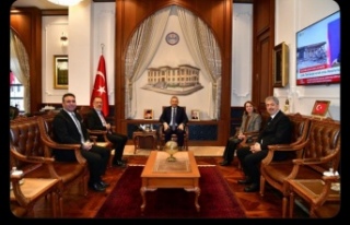 Başkanlar,  Vali Şahin’i ziyaret ettiler