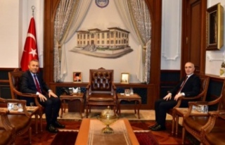 Başsavcı Çelik vali Şahin’i ziyaret etti