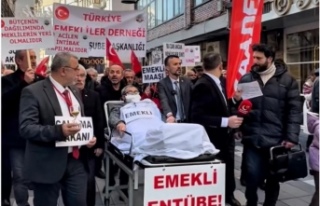 Emekli entübe edildi