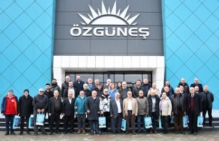 Güneş çalışan gazeteciler gününü kutladı.