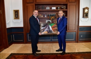 İl Müdürü Kaplan, Vali Şahin’i ziyaret etti