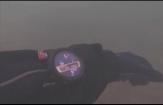 Jandarmanın su altı timlerinin gösterileri Uzungöl'...